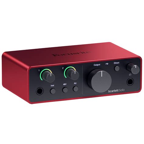 scarlett solo|Focusrite Scarlett Solo 4th Gen USB Audio Interface,。